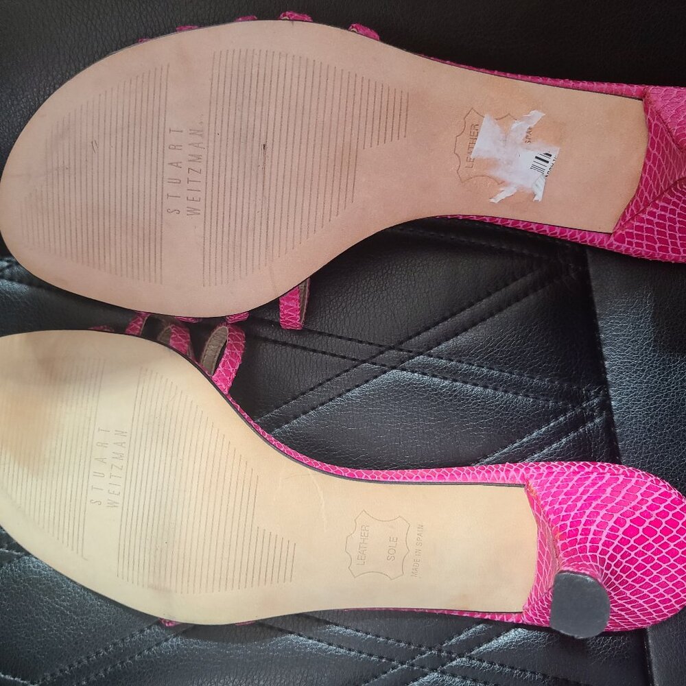 Stuart Weitzman Leather Slides - image 2